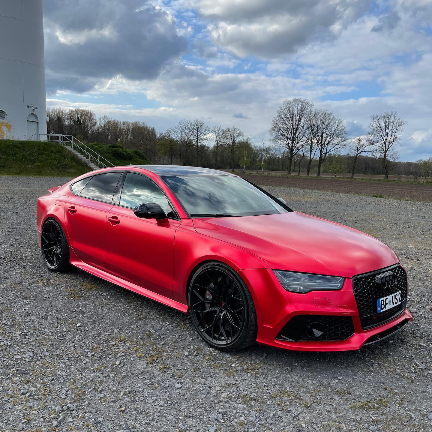 Fahrzeugfolierung bei einem Audi RS7 bei VS Performance in Rheine